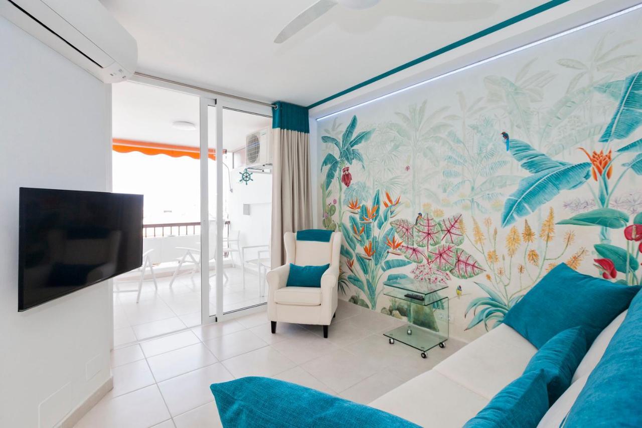 First Line Sea, Luxury Penthouse, Sea And Sunset View Vivenda Vacational Guayero 618 Lägenhet Los Cristianos  Exteriör bild