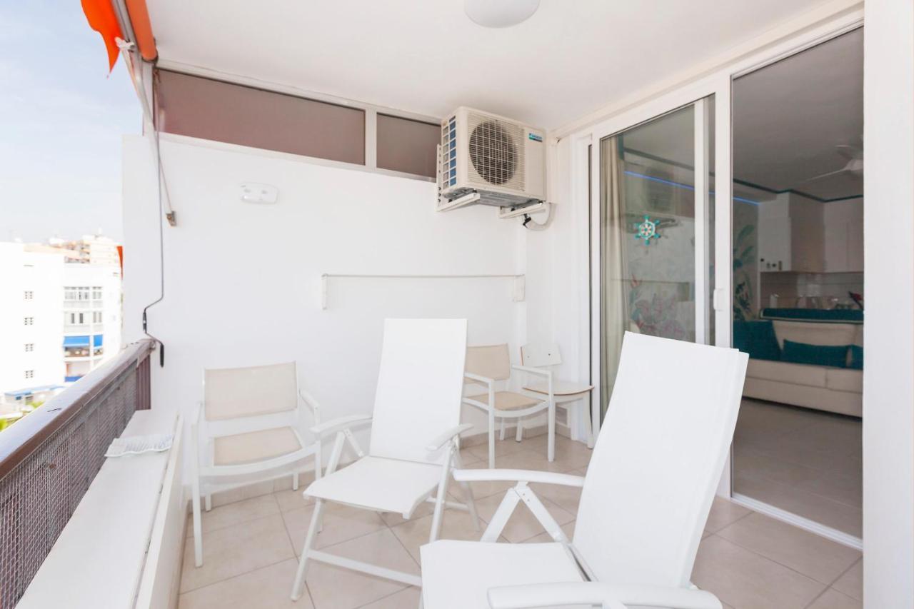 First Line Sea, Luxury Penthouse, Sea And Sunset View Vivenda Vacational Guayero 618 Lägenhet Los Cristianos  Exteriör bild