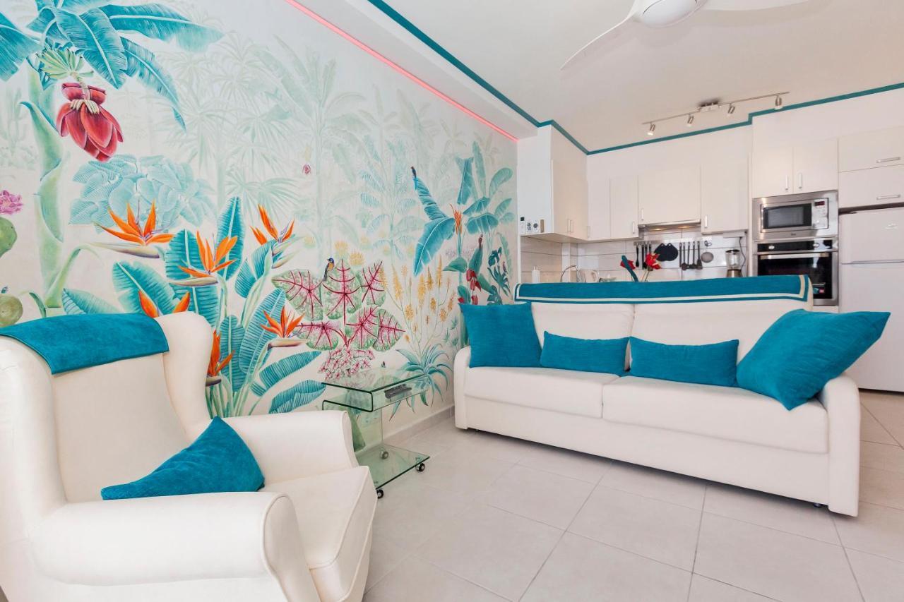 First Line Sea, Luxury Penthouse, Sea And Sunset View Vivenda Vacational Guayero 618 Lägenhet Los Cristianos  Exteriör bild