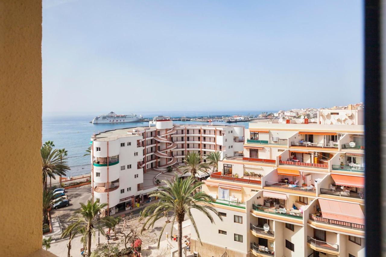 First Line Sea, Luxury Penthouse, Sea And Sunset View Vivenda Vacational Guayero 618 Lägenhet Los Cristianos  Exteriör bild